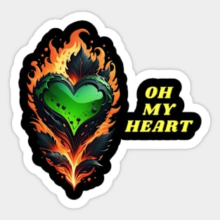 OH MY HEART Sticker